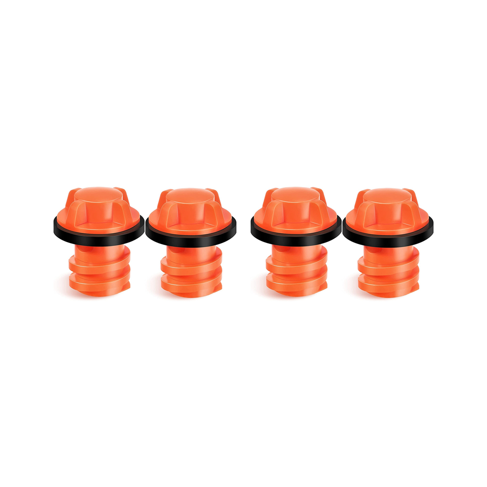 Cooler Drain Plugs Replacement Compatible With Most Rotomolded Coolers,Small Drain Plugs With Leak-Proof Design 4Pcs 6935161487732