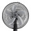 Acessórios para ventoinhas Folhas de ventilador Lâmina de 18 polegadas 1pc Cinco folhas Substituição plástica com cobertura de porca Marca útil 7