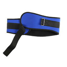 Weight Lifting Belt 1 Piece Unisex Size L Blue For Weightlifting Powerlifting Squat Deadlift Gym