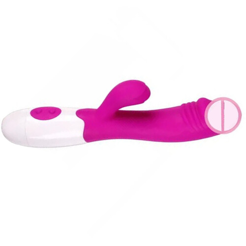 Rechargeable Silicone Clitoral Stimulator, 12 Vibration Modes, 19.5cm 1