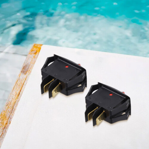 Black Motor Switch Replacement Versatile Electric Switch For Pools Control Switch Efficient Operation Reliable Performance 1