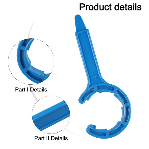 Accessories Bathroom Cap Spanner Spanner 6.4cm   7.3cm 60g 8 Threads Blue Plastic For 20l25l 30l Plastic Bucket 1