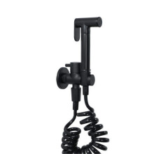 Toilet Companion Spray Gun Wall Mounted, Black Finish, BlackSet, MultiPurpose Sprayer For Toilet Cleaning, Pet Bath