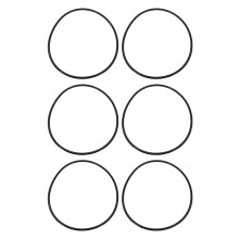 Conjunto de 6 anéis O para modelos de filtro de areia da série Hayward Pro Componente essencial de manutenção para sistemas de filtragem