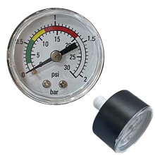 Misura del quadrante manometro 0-2psi 0-30psi Case in acciaio inox per utensili da giardino Intex 14&16 pollici filtro filtro per sabbia