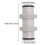 1 peças Adaptador de extensão de mangueira para Intex Split Split Valve Valve Valve Pool Tubs de 1,5 a 1,5 polegadas Acessórios 4