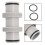 1 peças Adaptador de extensão de mangueira para Intex Split Split Valve Valve Valve Pool Tubs de 1,5 a 1,5 polegadas Acessórios 7