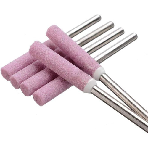 Cylindrical Stone File Set 15Piece for Chainsaw Chain Maintenance and Sharpening 1