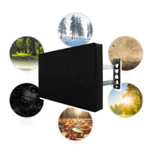 Outdoor Weatherproof TV Cover 5558 Inch Waterproof Dustproof Protector with Remote Pocket