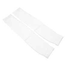 Fußball Beinsleeve Kompressions-Sport Fahrrad Über-die-Knie Weiß Einheitsgröße
