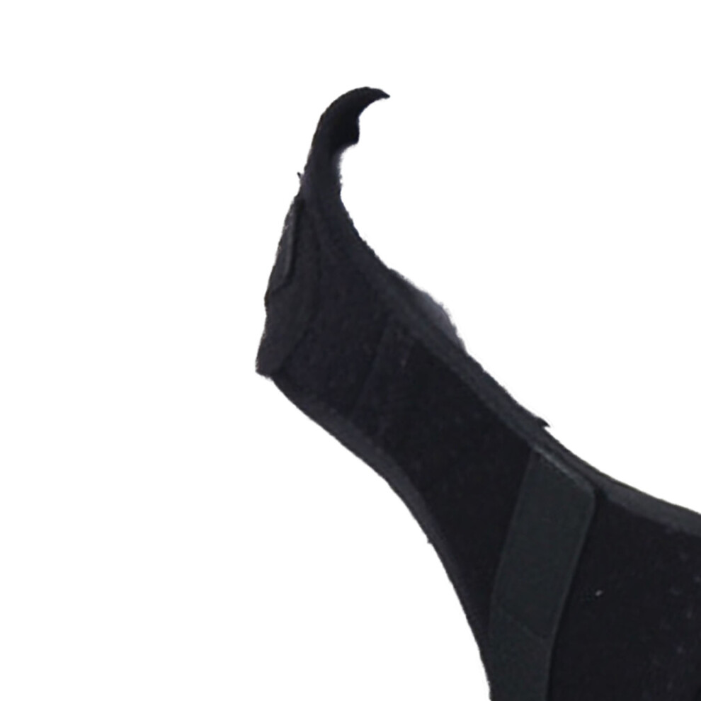 Male Inguinal Hernia Support Belt Adjustable Small PU Foam Pad Black M