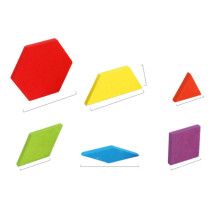 155-Piece Wooden Puzzle Blocks Educational Toy for Ages 3-6