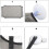 Cat Hammock Window Bed With Suction Cup, Breathable Mesh, Gray Single, Wall Hanging 4