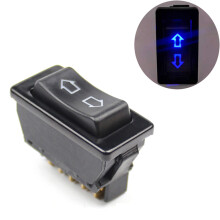 Universeller 12V 20A 2-Wege-Elektrofenster-Aerial Up-Down-Rocker-Schalter Wagen Aerial Push-Up