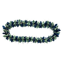 Collier élégant avec ruban de fleurs pour-vert clair foncé