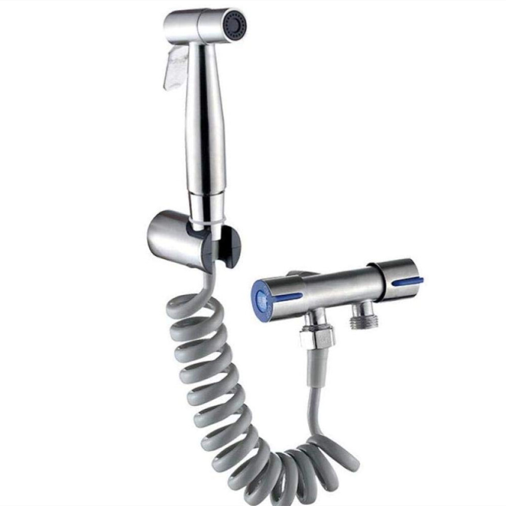 Handheld Toilet Spray Sus304 Stainless Steel Douche Set, Wall Mounted, Compatible With Cloth Diaper Baby 9347817366624