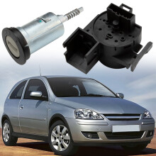 Contactschakelaar van de auto Slot Cilinder met 2 sleutels 9115863 Voor Vauxhall Opel Corsa C Combo C Meriva A Tigra B