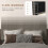 Homcom HOMCOM Double Bed Frame with 5-Level Adjustable Headboard Wooden Slats 4