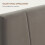 Homcom HOMCOM Double Bed Frame with 5-Level Adjustable Headboard Wooden Slats 5