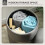 Homcom HOMCOM Round Pouffe Storage Footstool with Cushioned Top Hidden Space Grey 4