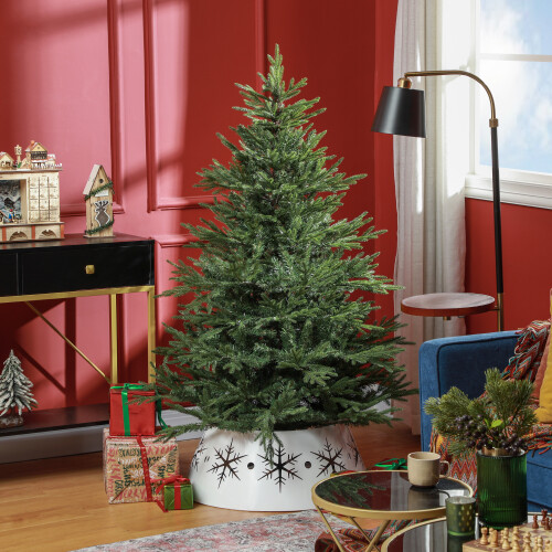 Homcom HOMCOM 5 Foot Artificial Christmas Tree with Realistic Hinged Branches, Green