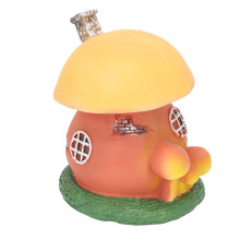 Ornement de Château Champignon en Résine pour Aquarium 11x13cm Décoration pour Aquarium