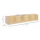Homcom HOMCOM CD DVD Book Wall Mounted Storage Shelf Wood Display Center Rack 3