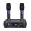 Drahtloses Mikrofon-Set mit DSP-Anti-Heul-Technologie Black 1