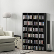HOMCOM DVD CD Media Storage Rack, Video Display Unit, 89 x 130.5 cm