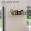 Homcom HOMCOM CD DVD Book Wall Mounted Storage Shelf Wood Display Center Rack 4