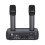 Drahtloses Mikrofon-Set mit DSP-Anti-Heul-Technologie Black 5