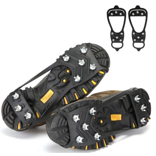 1 paar spikes/antislipschoenen Black 42-45