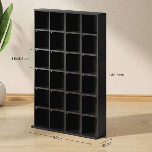 Homcom HOMCOM DVD CD Media Storage Rack, Video Display Unit, 89 x 130.5 cm 2