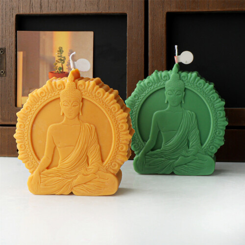 3D Silikonform Meditation Buddhas Form Epoxidharzform für 1