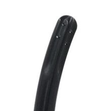 Analdusche mit Gummiball 310 ml schwarz 26 x 7,5 cm Bogen-Düse