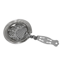 Stainless Steel Cocktail Strainer with Fine Mesh Filtration and Ice Separation for Home Bar Black