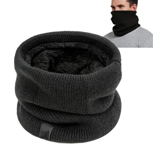 Sciarpa invernale foderata in peluche: design semplice ed elegante per uomo e donna 2