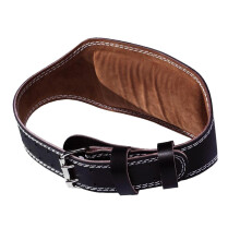 Leather Weightlifting Belt for Women Black 110cm Size 110cm Leather Workout Belt