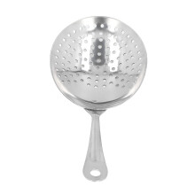 Stainless Steel Cocktail Strainer for Bartenders and Home Bars with Precise Filtering (Silver)