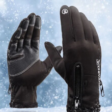Waterproof Windproof Thermal Gloves Men Women Full Finger Cycling Gloves L