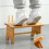 Under Desk Foot Stool Anti Slip Nanmu Office Foot Rest for Home Study 12