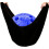 Bowling Bag With  Flexible Polishing Cloth, Black Polyester, Adjustable Strap, Size Standard 3