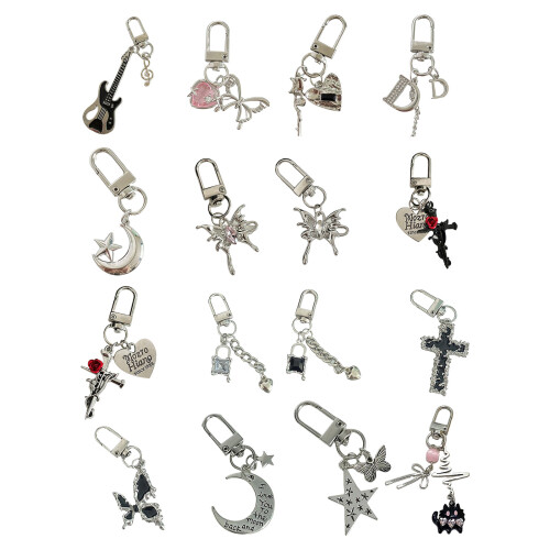 Lightweight Electric Guitar Keychain-   ECG black cat 2
