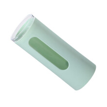 Wall Mounted Cup Dispenser Adhesive Dustproof Holder for Kitchen Office Cafes Food Trucks