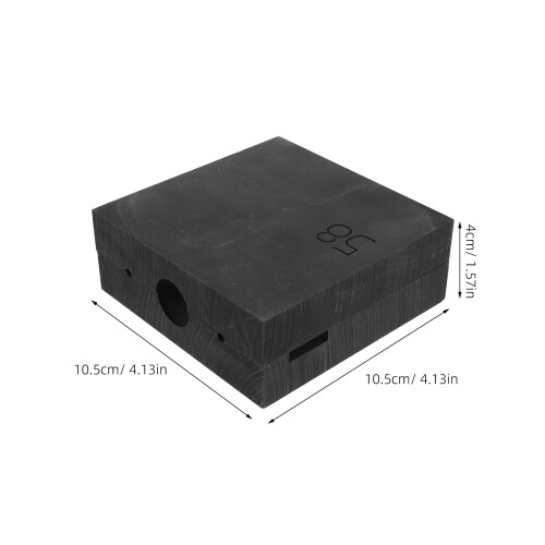 Moule De Fonte Graphite 58Mm Pour Métal Noir 1