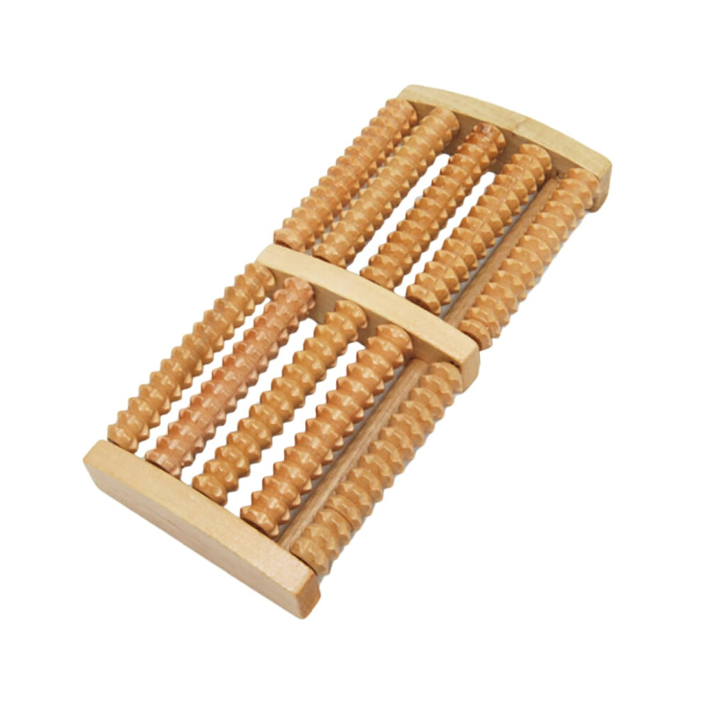 Wooden Foot Massager Roller for Plantar Fasciitis Relief and Blood Circulation
