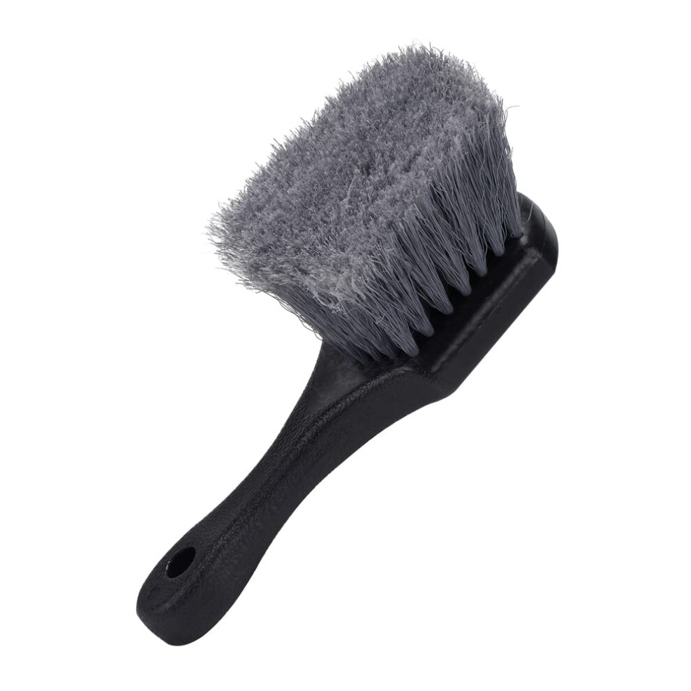 Car Wheel Cleaning Brush With Short Handle, Scratch Detailing For Rims And Tires 9347817076172