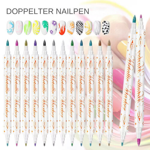(12 Farben) 12 farb nailart graffiti stifte