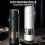 Durable Materials Automatic Pepper Grinder, USB Rechargeable Electric Salt Mill with Adjustable Coarseness and LED Light, Ceramic Grinder Refillable 2