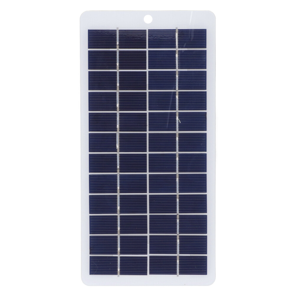 Solar Panel Charger For Outdoor Lighting, High Efficiency Polycrystalline Silicone Solar Panel With High Light Transmittance, 5W 12V Portable Solar 9169997302892